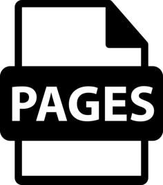 Pages File Format Contour Svg Vector, Free Vectors File